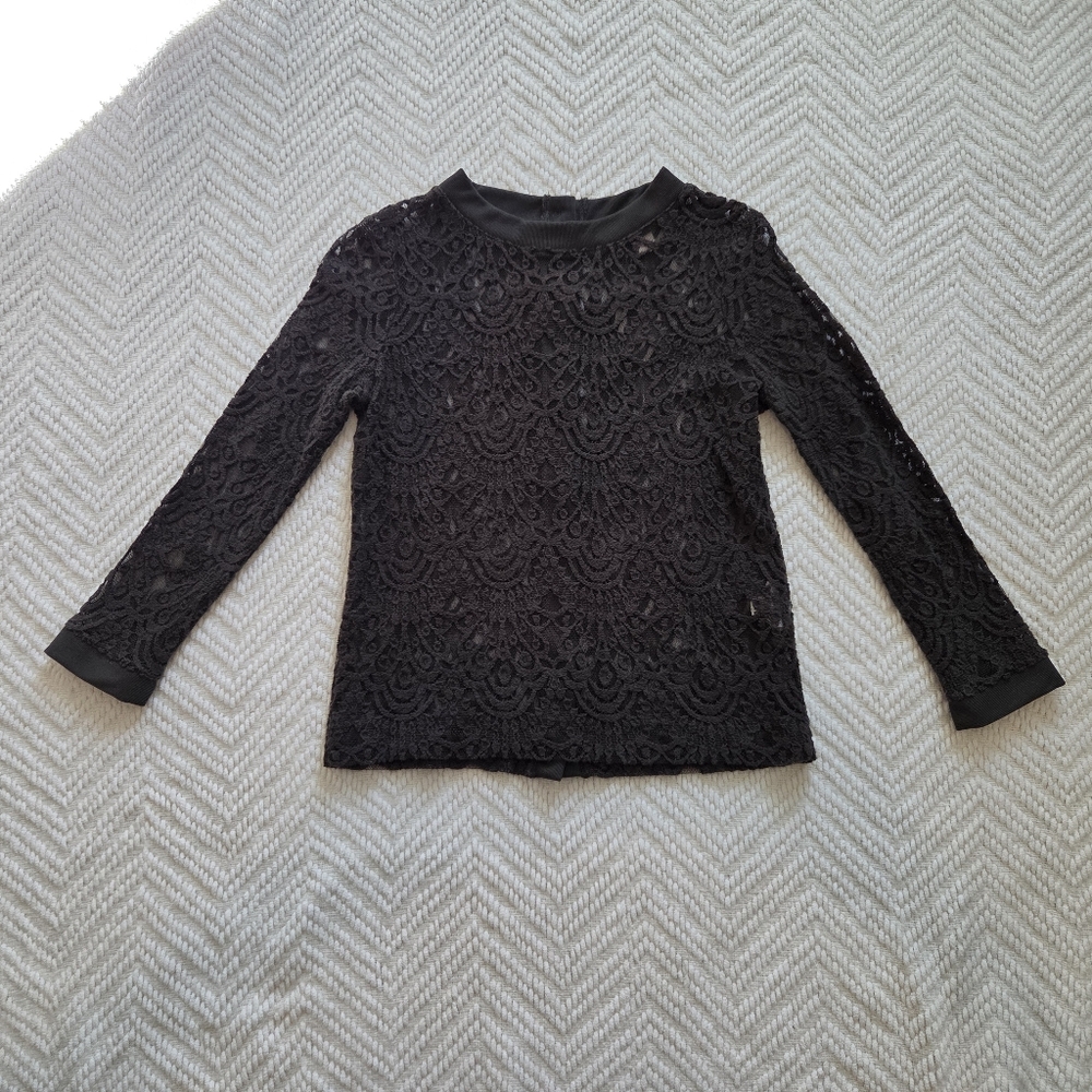 Banana Republic Green Lace Blouse